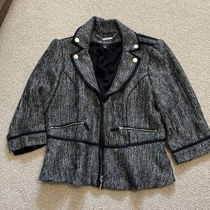 Dress Jacket 3/4 Sleeves. WhiteHouse Black Market Size 12